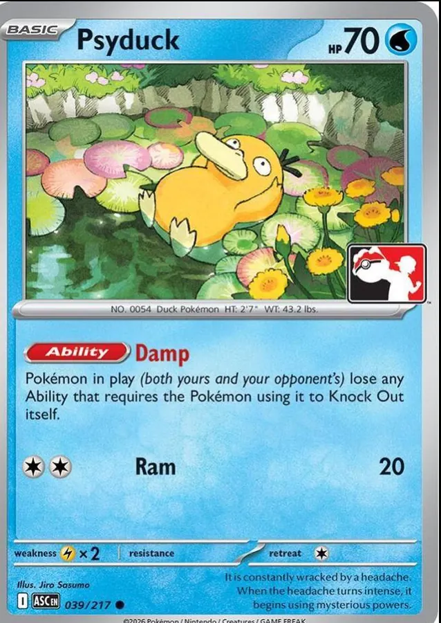 Ascended Heroes Psyduck [Prize-Pack] Pokémon card